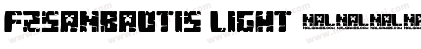 FZSanBaoTiS Light字体转换